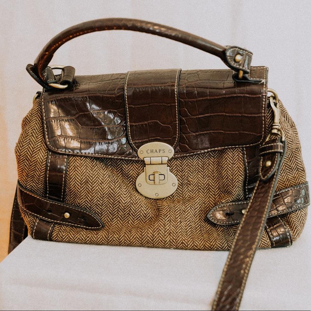 Vintage Chaps Crossbody Bag